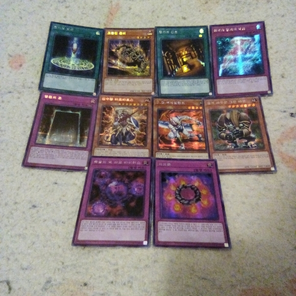 Konami Toys Yugioh Korean Duelist Road Piece Of Memory Cards